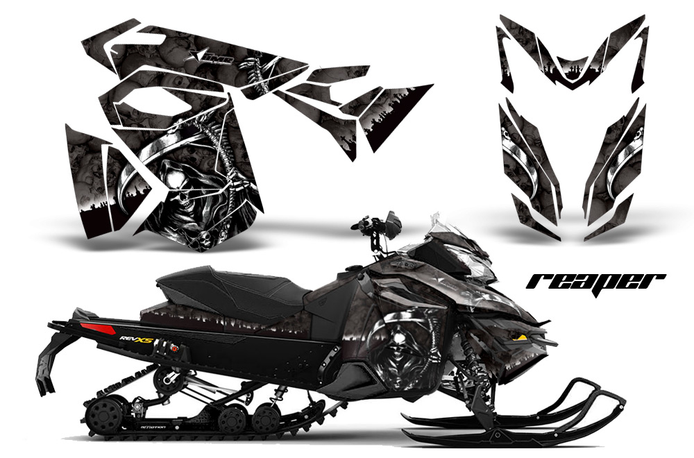 Ski-Doo Rev XS MXZ Renegade 2013 Graphics Kit Reaper B